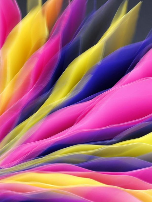 Abstract representation of balanced lifestyle and energy flow