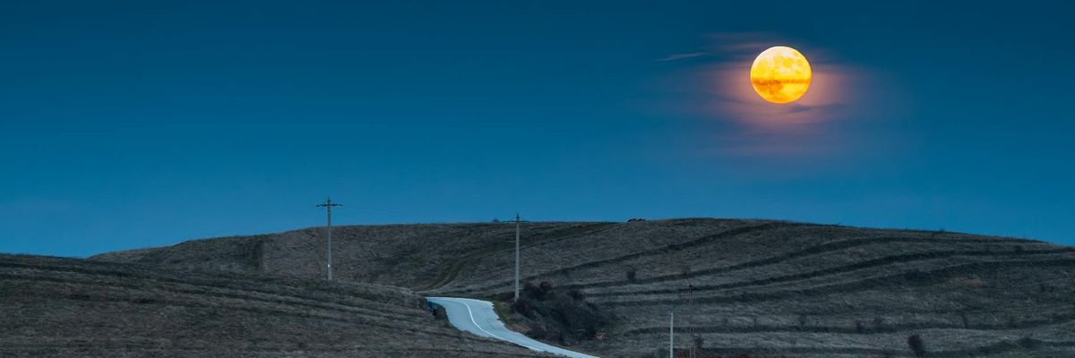 Atmospheric landscape for peaceful meditation and focus